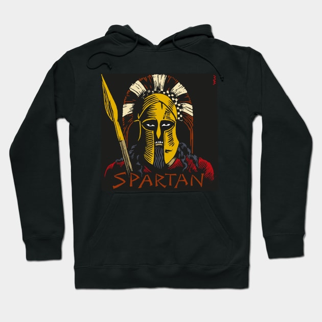 Spartan Warrior Hoodie by WonderWebb